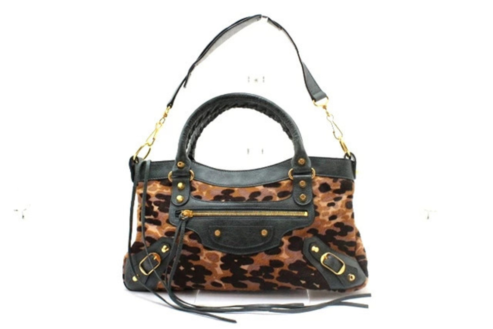 Balenciaga The First Shoulder Bag Calf Hair